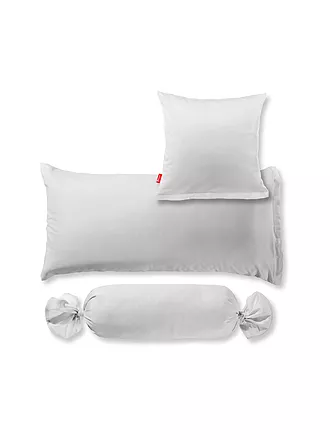 FLEURESSE | Satin Kissenbezug Royal Uni 2er 70x90cm Silber | 